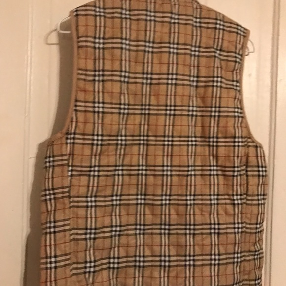 Preowned North 15 Plaid brown vest, size: M - Picture 4 of 12